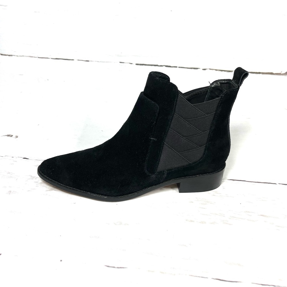 Rebecca Minkoff Ankle Boots Women’s‎ Size 7M  Black Suede Pull on Shoes